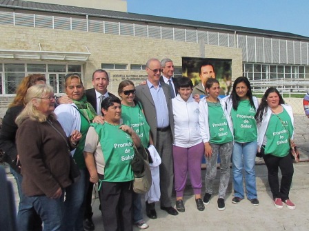 Szpolski y el ministro de Salud visitaron las obras del nuevo hospital de Tigre