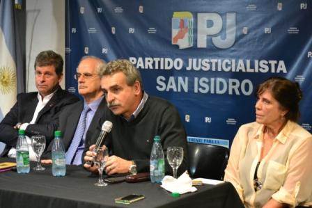 Rossi, Taiana y Esteban presentaron el Parlasur en San Isidro