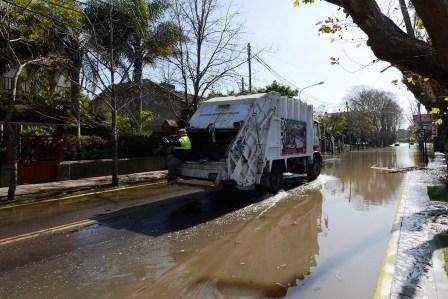 La sudestada provocó inconvenientes en las zonas costeras de Tigre