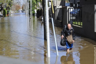 La sudestada provocó inconvenientes en las zonas costeras de Tigre