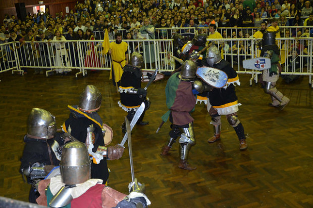 Más de 30 mil personas, en el primer Torneo Internacional de Combate Medieval