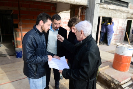 Luis Andreotti supervisó el avance de la obra del Centro de Salud N° 27 Luis Andreotti supervisó el avance de la obra del Centro de Salud N° 27