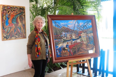 Nueva muestra de vecinos “Dolly Marabotto y sus pinturas” en el HCD de Tigre