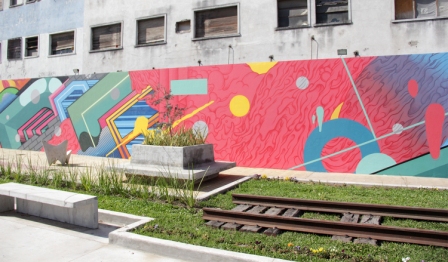 Arte Urbano en la Estación de tren Aristóbulo del Valle Arte Urbano en la Estación de tren Aristóbulo del Valle