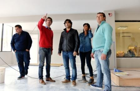 El nuevo Centro de Monitoreo de San Fernando en su última etapa de construcción El nuevo Centro de Monitoreo de San Fernando en su última etapa de construcción
