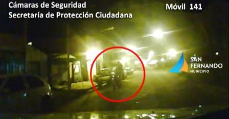 Las Patrullas Municipales de San Fernando frustran el robo de una moto Las Patrullas Municipales de San Fernando frustran el robo de una moto