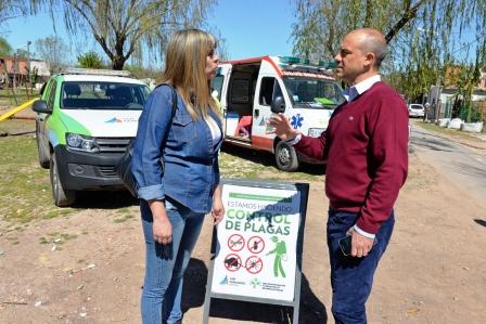 San Fernando realizó un operativo de Control de Plagas en el barrio San Martín San Fernando realizó un operativo de Control de Plagas en el barrio San Martín