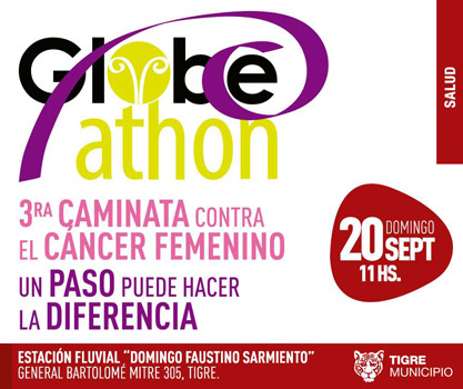 Tigre concientiza sobre el Cáncer Femenino con el “Globeathon” 
