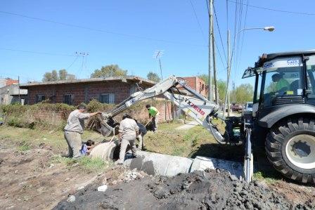 Julio Zamora recorrió obras hidráulicas en Don Torcuato Julio Zamora recorrió obras hidráulicas en Don Torcuato