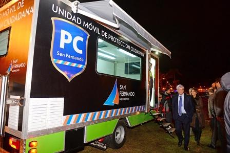 Andreotti presentó la 2° Unidad Móvil de Protección Ciudadana de San Fernando Andreotti presentó la 2° Unidad Móvil de Protección Ciudadana de San Fernando