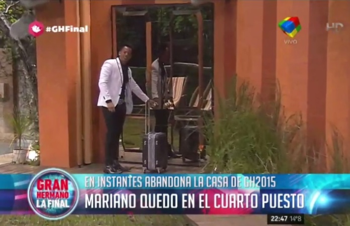 Mariano Berón es el primer finalista eliminado de Gran Hermano Mariano Berón es el primer finalista eliminado de Gran Hermano