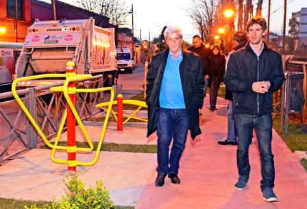 Andreotti inauguró un Paseo Aeróbico en San Fernando	