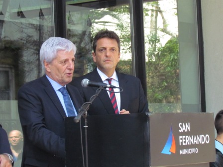 Andreotti y Massa inauguraron el nuevo Centro de Operaciones de San Fernando