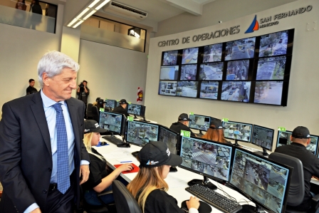 Andreotti y Massa inauguraron el nuevo Centro de Operaciones de San Fernando