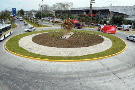 Se inauguró la nueva rotonda de Avenida Liniers y Ruta 197 en Tigre
