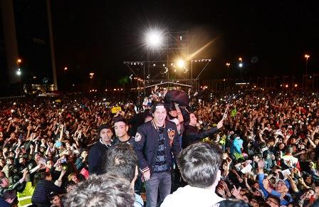 Los youtubers más importantes brindaron un show multitudinario en Tigre