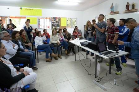 Zamora y Malena acompañaron a jóvenes de un Centro contra las adicciones en Ricardo Rojas Zamora y Malena acompañaron a jóvenes de un Centro contra las adicciones en Ricardo Rojas
