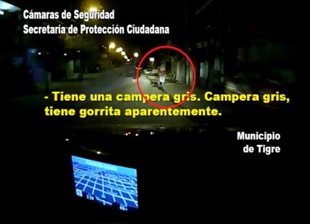 Lo detienen robando un auto debajo de un cámara de Tigre