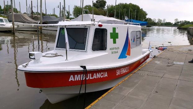 San Fernando puso en funcionamiento la tercera lancha ambulancia de alta complejidad