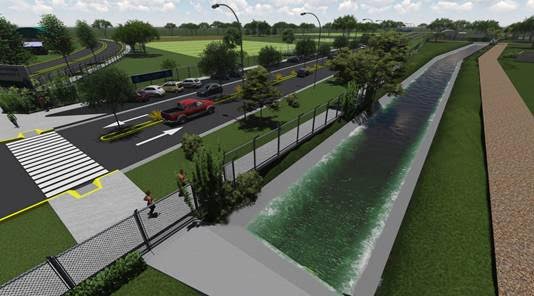 Nuevo reservorio en el bajo de San Isidro para evitar inundaciones Nuevo reservorio en el bajo de San Isidro para evitar inundaciones