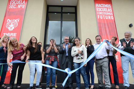 La Escuela Secundaria Nº 8 de General Pacheco ya disfruta de sus nuevas instalaciones. La Escuela Secundaria Nº 8 de General Pacheco ya disfruta de sus nuevas instalaciones.