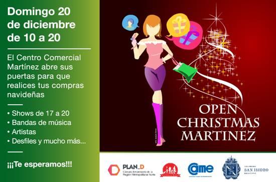 El centro comercial de Martínez se viste de fiesta para la Navidad