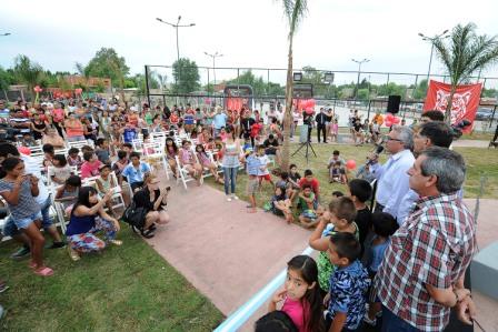 Tigre inauguró la plaza “La Mascota” en Benavidez