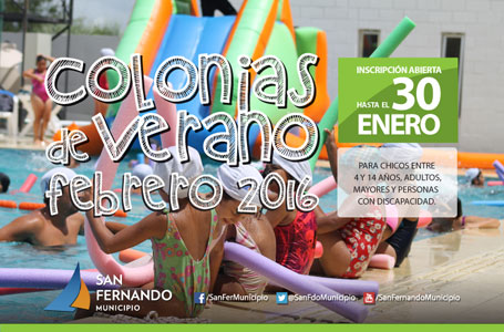 Ya están abiertas las inscripciones para Colonias de Verano 2016 del mes de febrero. Ya están abiertas las inscripciones para Colonias de Verano 2016 del mes de febrero.