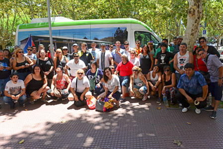 Murgas de San Fernando viajaron a Gualeguaychú invitadas por el Municipio.