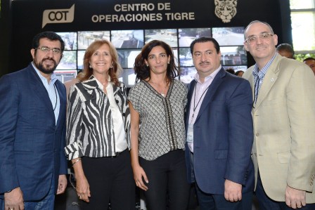 Tigre exhibió su l modelo de seguridad y de género a los alcaldes de las ciudades de Puerto Cortés y Salcajá 