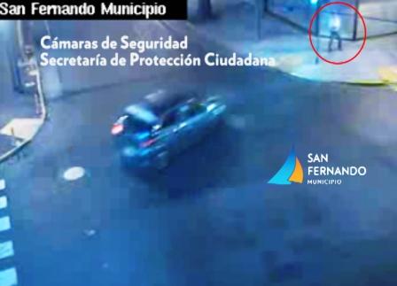 Espectacular choque en San Fernando tomado por cámaras de seguridad: milagrosamente sin heridos