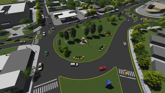 Rediseñan la rotonda de Thames para agilizar el tránsito en San Isidro Rediseñan la rotonda de Thames para agilizar el tránsito en San Isidro