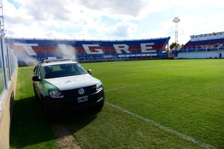 San Fernando realizó una fumigación preventiva de dengue en el Club Atlético Tigre San Fernando realizó una fumigación preventiva de dengue en el Club Atlético Tigre