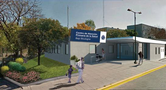Avanzan obras en el Centro de Atención Primaria de la Salud del Bajo Boulogne Avanzan obras en el Centro de Atención Primaria de la Salud del Bajo Boulogne