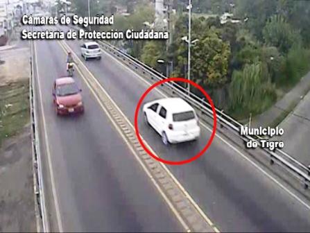 Entró a Tigre con un auto robado y fue detenido