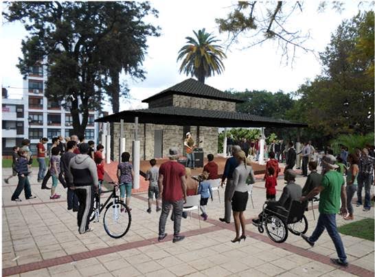 En plazas de San Isidro crean auditorios para eventos culturales En plazas de San Isidro crean auditorios para eventos culturales