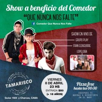 Música en vivo a beneficio de un comedor de chicos de San Fernando Música en vivo a beneficio de un comedor de chicos de San Fernando