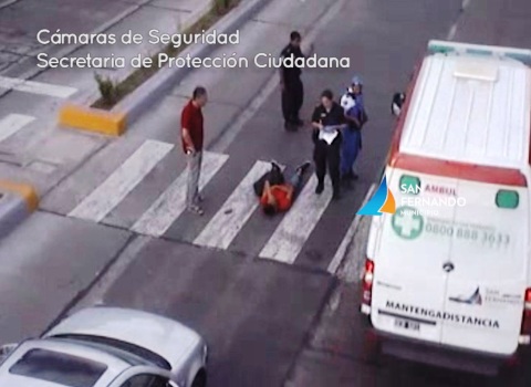 Cámaras de Seguridad de San Fernando permiten rápida asistencia médica ante fuerte choque Cámaras de Seguridad de San Fernando permiten rápida asistencia médica ante fuerte choque