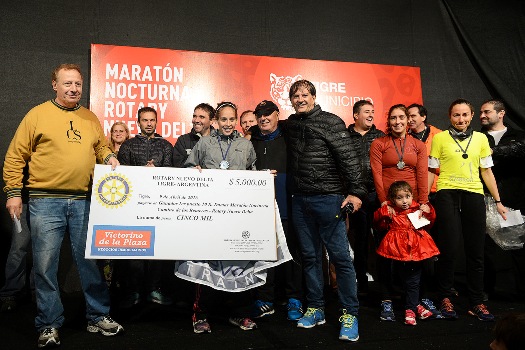 Deporte y solidaridad, presentes en la primera Maratón Rotary Nuevo Delta