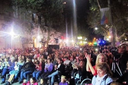 Patricia Sosa deslumbró a una multitud en San Fernando