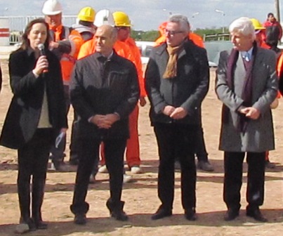Andreotti y Zamora recibieron el compromiso de Vidal por obras hidráulicas