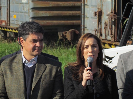 Jorge Macri y María Eugenuia Vidal anuncian obras en Vicente López