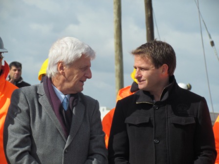 Alex Campbell junto a Luis Andreotti Alex Campbell junto a Luis Andreotti