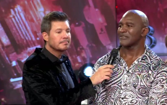 Evander Holyfield habría renunciado al Bailando luego de su primera presentación Evander Holyfield habría renunciado al Bailando luego de su primera presentación