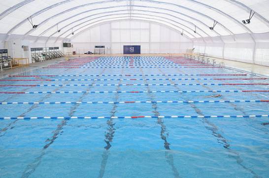 Nuevo techo en la Pileta Olímpica Municipal de Beccar