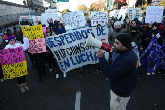 La Gendarmería impidió que trabajadores despedidos corten el tránsito en la Panamericana La Gendarmería impidió que trabajadores despedidos corten el tránsito en la Panamericana