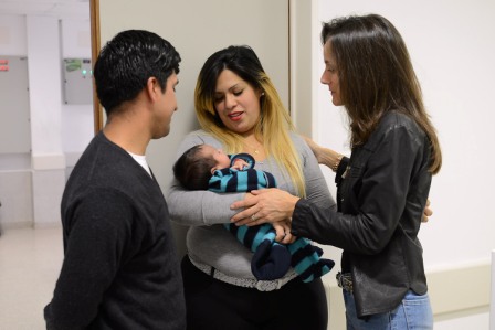 Malena Galmarini le dio la bienvenida a un León en Tigre Malena Galmarini le dio la bienvenida a un León en Tigre