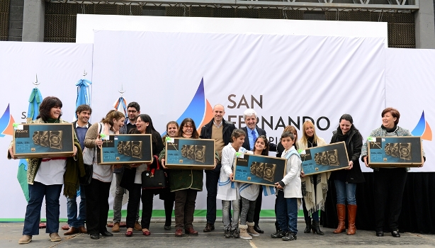 Andreotti encabezó el acto de Promesa de Lealtad a la Bandera con más de 4 mil alumnos sanfernandinos