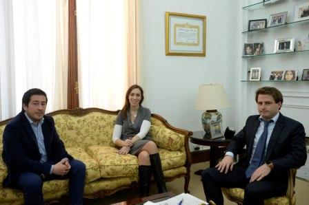 Vidal se reunió con el intendente de Malvinas Argentinas, Leonardo Nardini