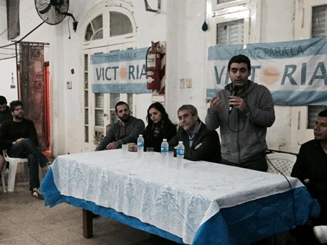 El Intendente de Avellaneda, Jorge Ferraresi, participó de una charla debate convocada por el FPV-PJ de Tigre